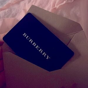 Burberry Gift Card Worth $500